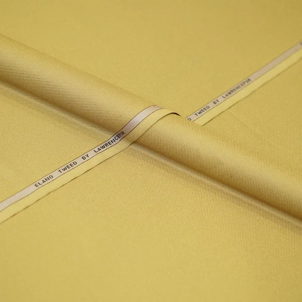 Beige Plain Elano Tweed Jacketing Fabric